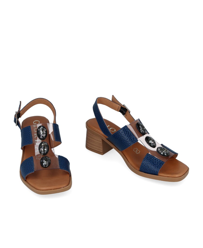 Catchalot blue beaded sandals 54164