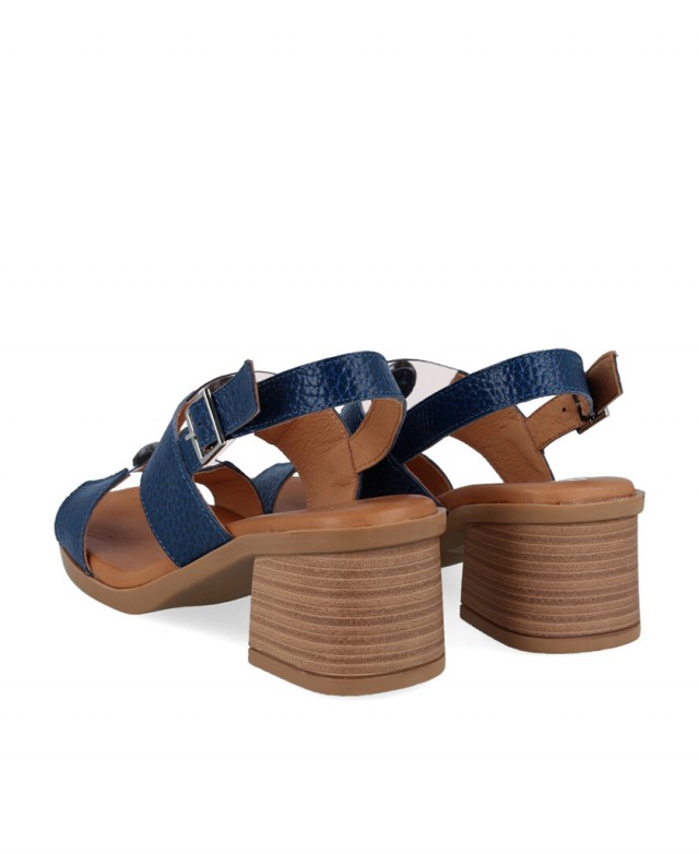 Catchalot blue beaded sandals 54164