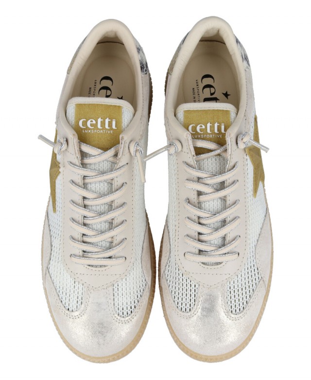Cetti C-1385 SRA Beige Casual Sneakers