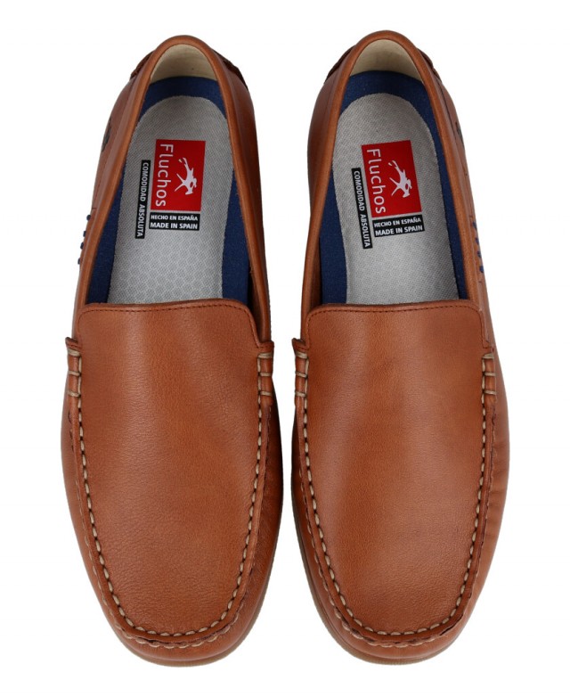 Brown Casual Loafer Fluchos Troy F1729