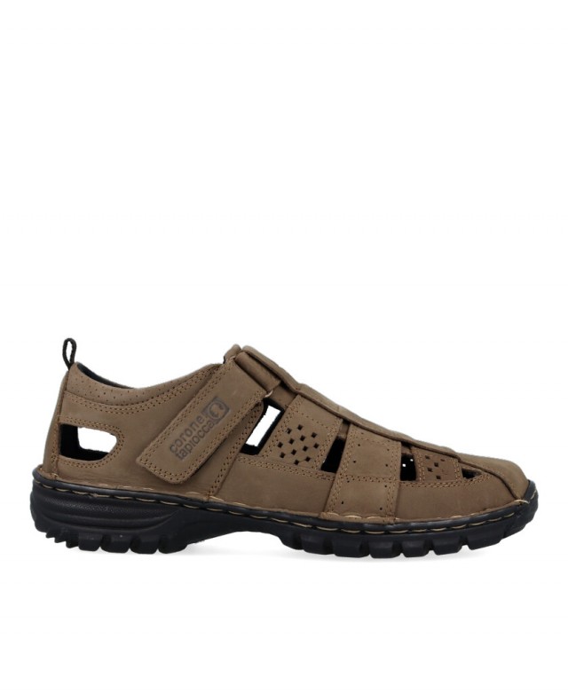 Sandalias de hombre caqui Coronel Tapiocca C630