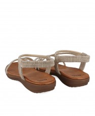 Sandalias color beige con brillos Exé BZX46067-A1