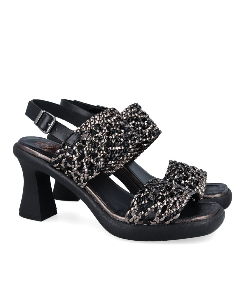 Black Heel Sandals Porronet Alicia 3186 for women