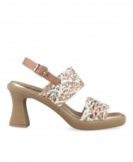 Sandalias de tacón de color blanco Porronet 3186 Sandalias de tacón de color blanco Porronet 3186