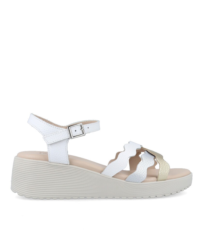 Sandalias de cuña Happy Monk Banus-003