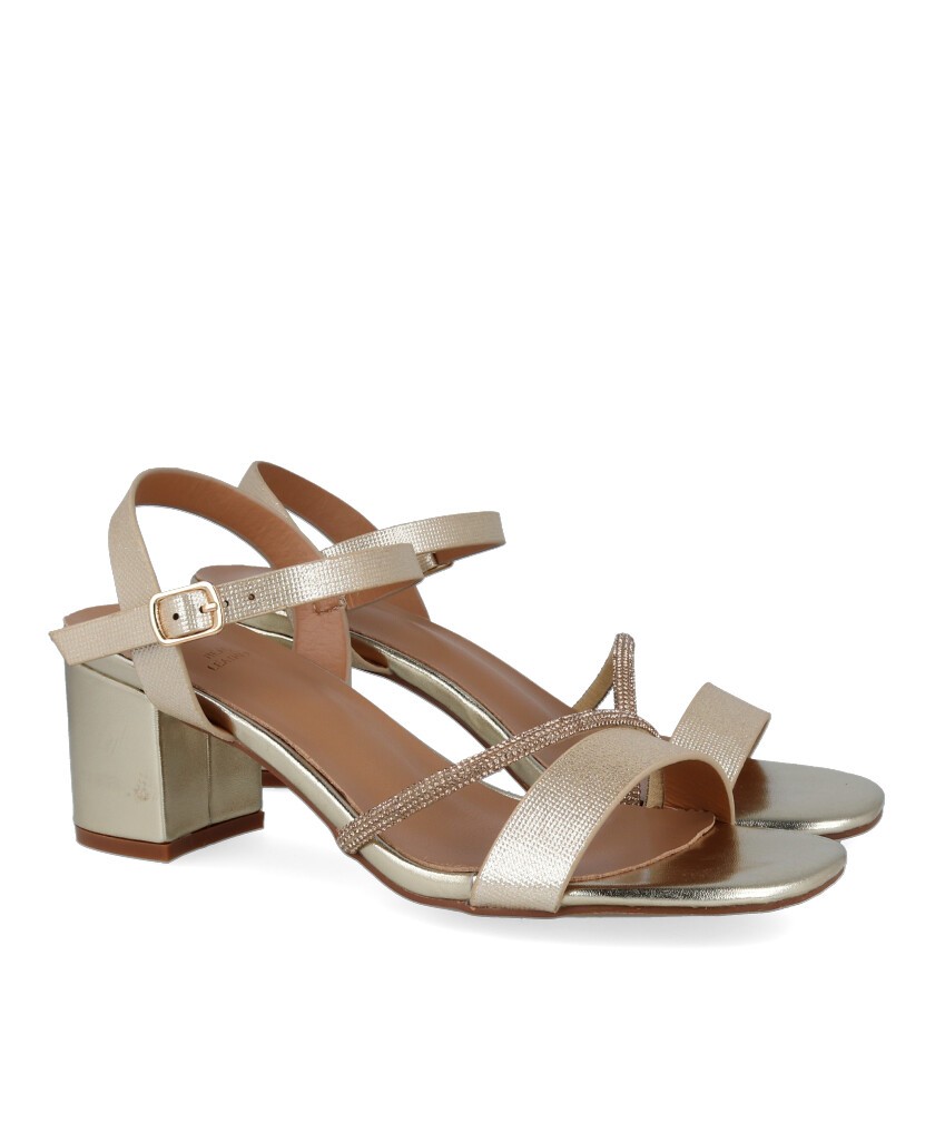 Sandalias doradas Exé 2570-Y51