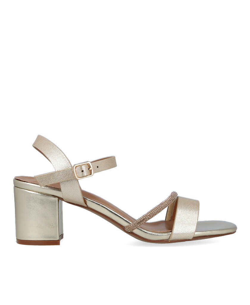 Sandalias doradas Exé 2570-Y51