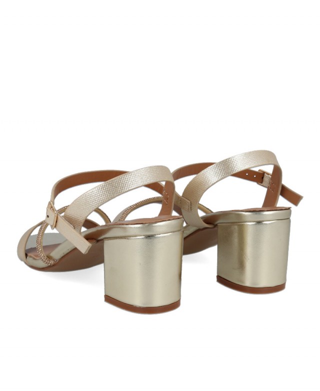 Exé 2570-Y51 golden sandals