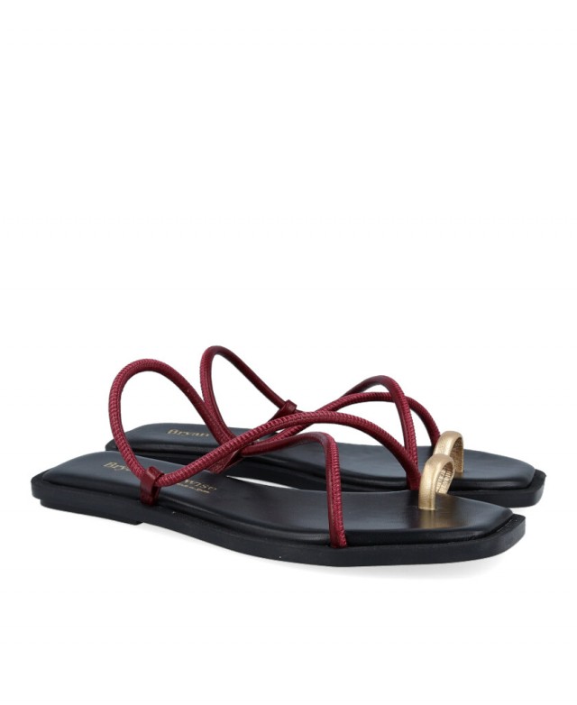 Sandalia cruzada multicolor de mujer Bryan 7300 Sandalia cruzada multicolor de mujer Bryan 7300