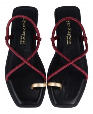 Sandalia cruzada multicolor de mujer Bryan 7300 Sandalia cruzada multicolor de mujer Bryan 7300