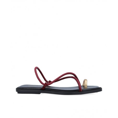 Sandalia cruzada multicolor de mujer Bryan 7300