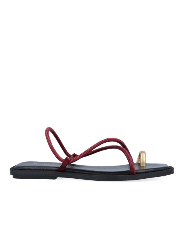 Sandalia cruzada multicolor de mujer Bryan 7300 Sandalia cruzada multicolor de mujer Bryan 7300