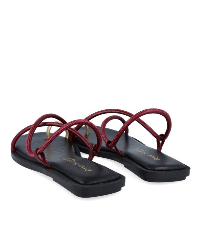 Sandalia cruzada multicolor de mujer Bryan 7300 Sandalia cruzada multicolor de mujer Bryan 7300