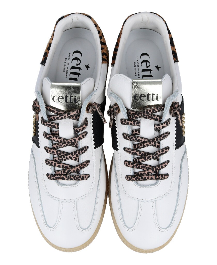 Sneakers color blanco de mujer Cetti C-1389 SRA