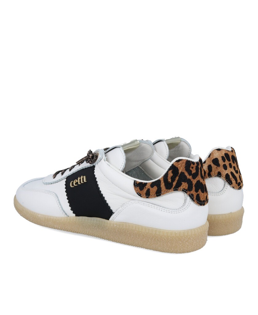 Sneakers color blanco de mujer Cetti C-1389 SRA