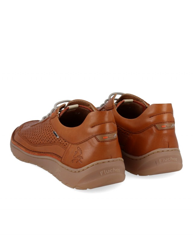 Zapato casual de hombre color cuero Fluchos F2221