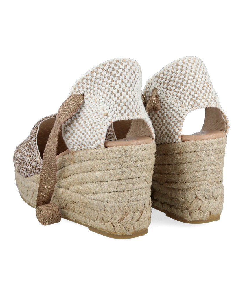 Brown Esparto Wedge Espadrille Gaimo Valenciana