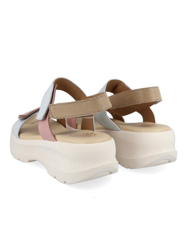 Multicolor women's sandals Porronet Natalia 3190 Multicolor women's sandals Porronet Natalia 3190