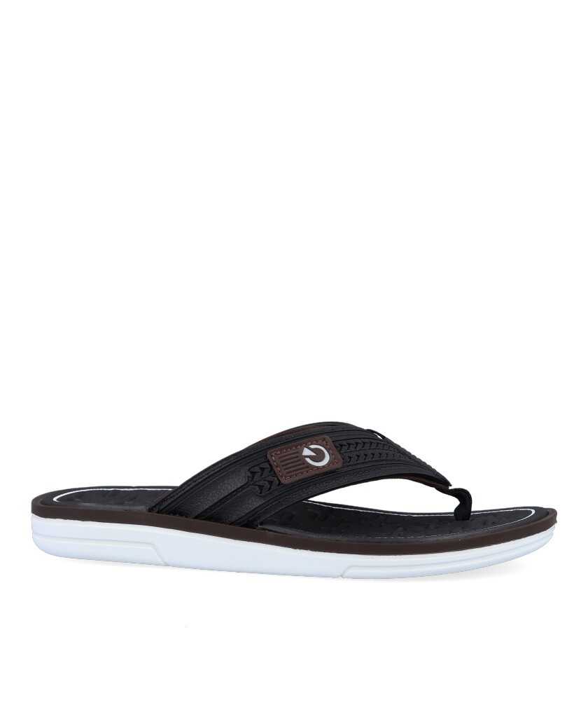 Chanclas de color negro para hombre Rider C 11710