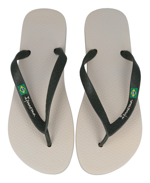 Chanclas de playa color beige Rider Ipanema 80415
