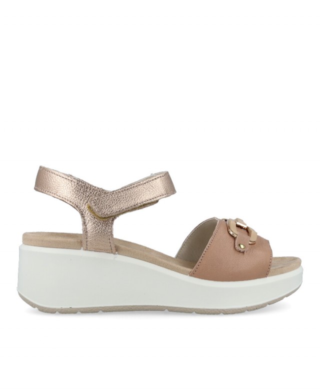 Sandalias de cuña media Imac 758460 54192/013 Sandalias de cuña media Imac 758460 54192/013