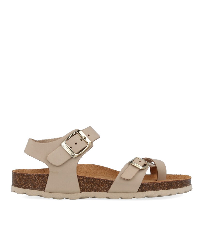 Leather sandals for woman Autenti 6341