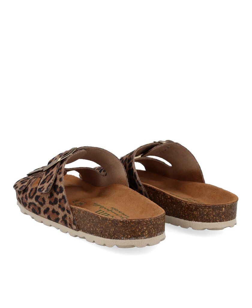 Sandalias animal print Autenti 0747