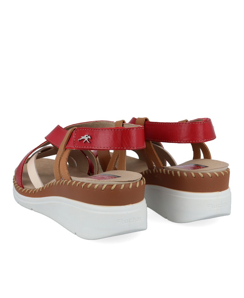 Multicolor wedge sandals Fluchos Leza F2135