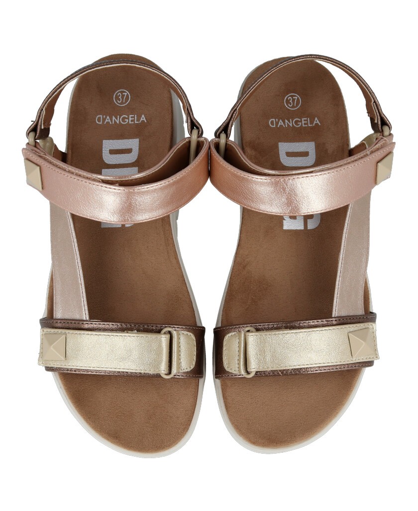 Metallic Californian sandal Dangela DBZ28030
