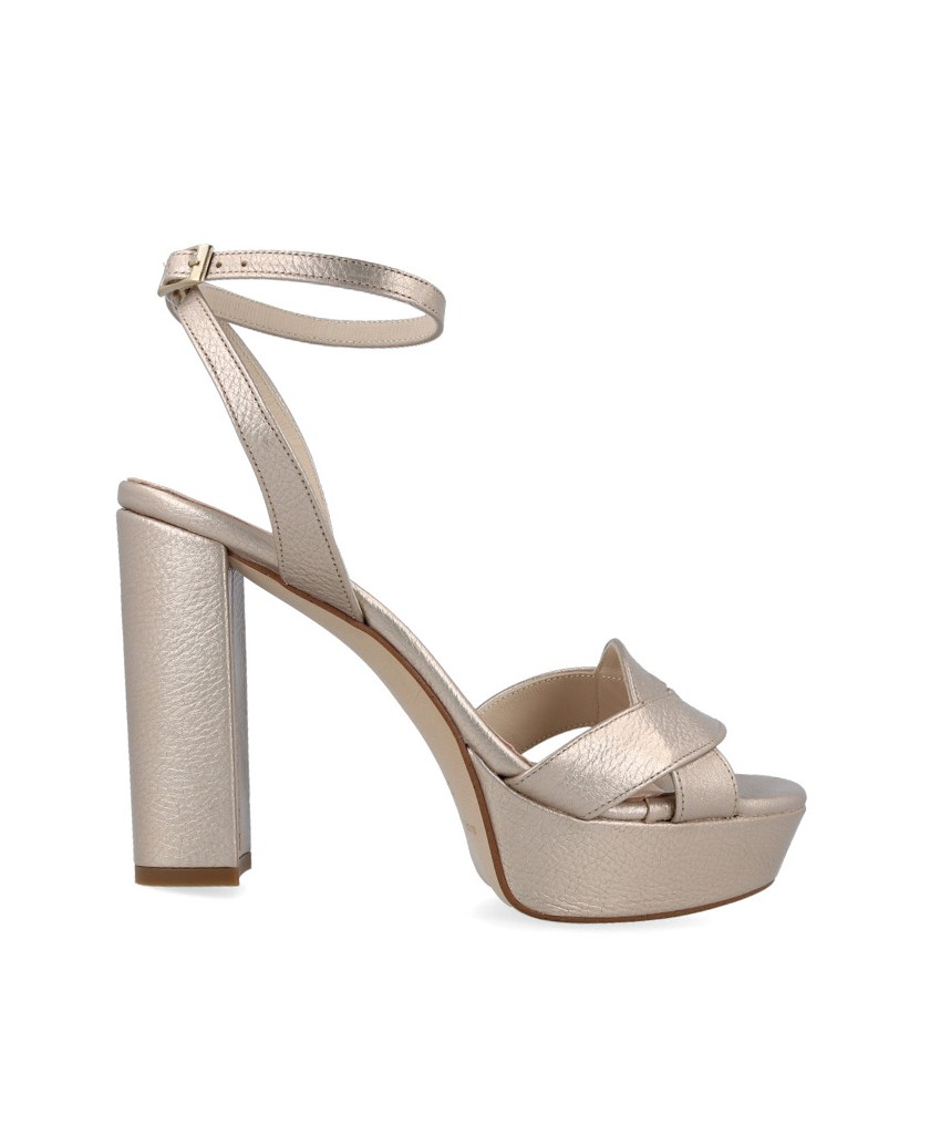 Metallic high-heeled sandals Marian 55203