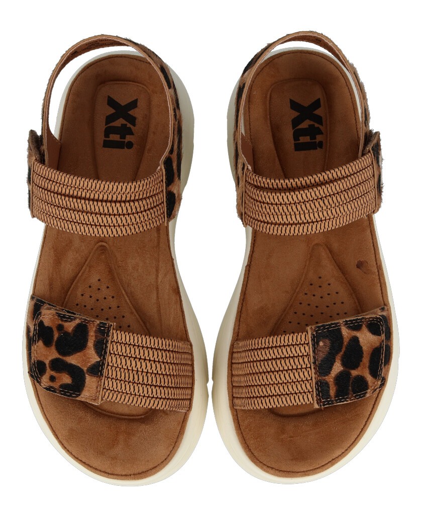 Elastic sandals with double velcro Xti 144599