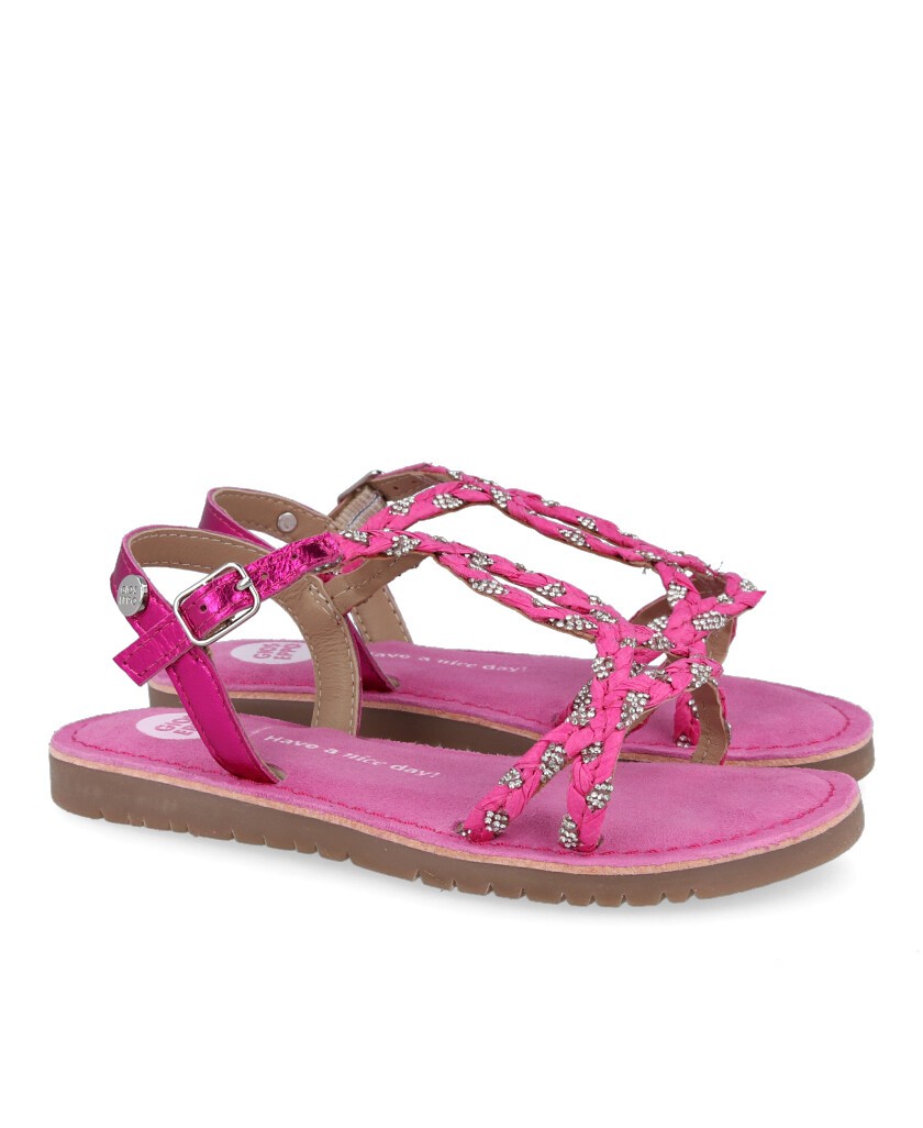 Girl's pink color sandal Gioseppo Wenham 74761-P