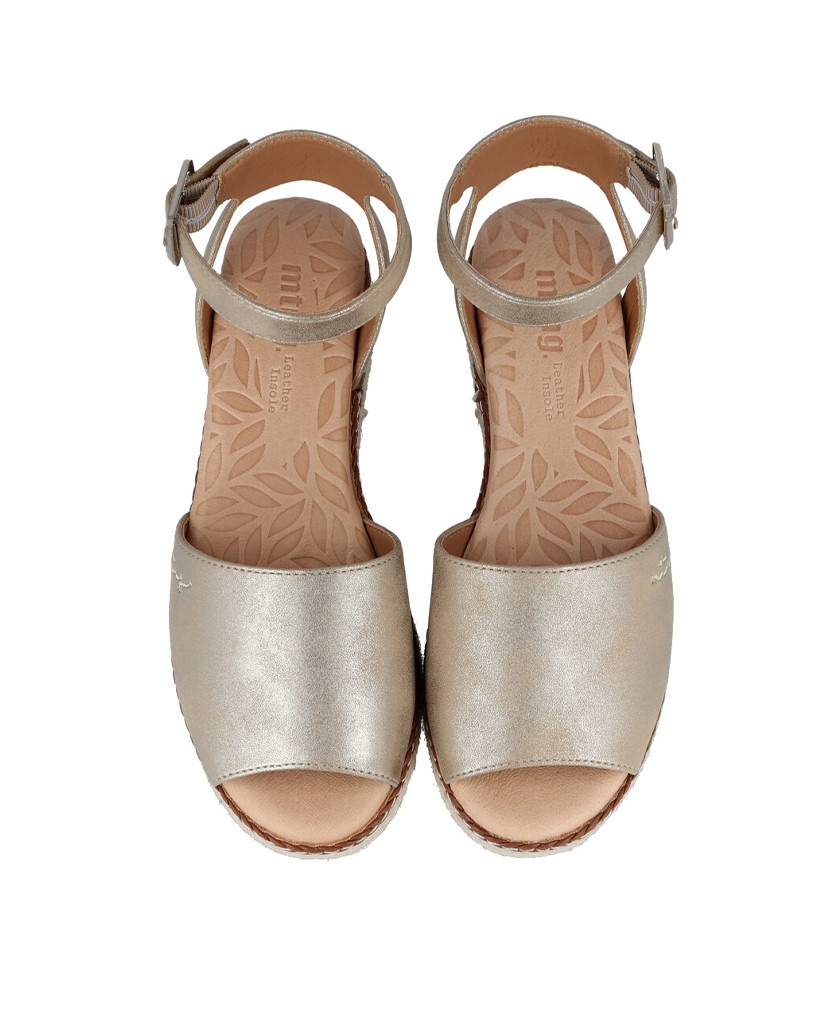 Sandalias metalizadas Mustang Amelie 59617