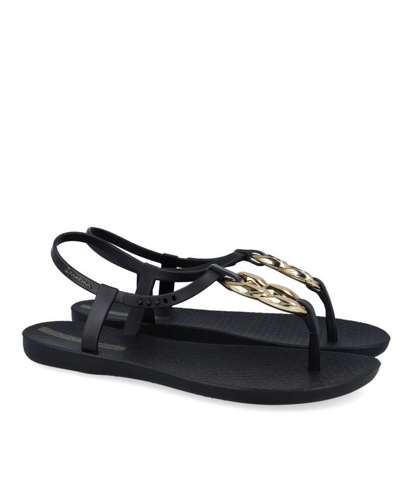 Black flip flops Ipanema Class Connect II 83701