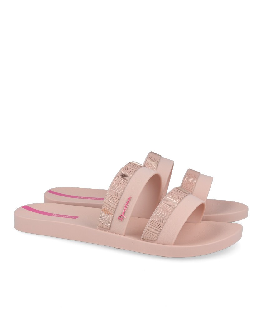 Chanclas rosas de pala Ipanema Mesh Slide 83649