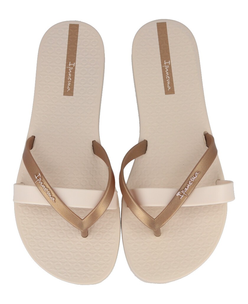 Ipanema Mesh Slide 83649 beige flip-flops with straps