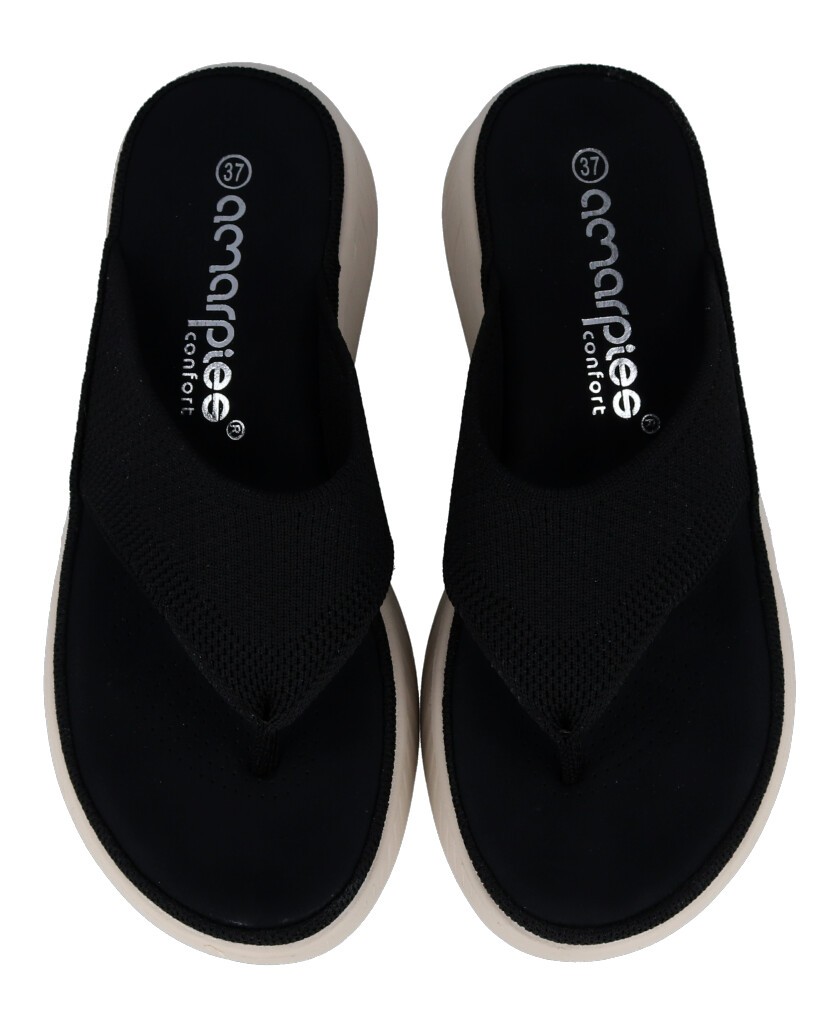 Wedge thong sandals Amarpies ABZ28661