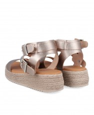 Metallic sandals with buckles Andares 882731