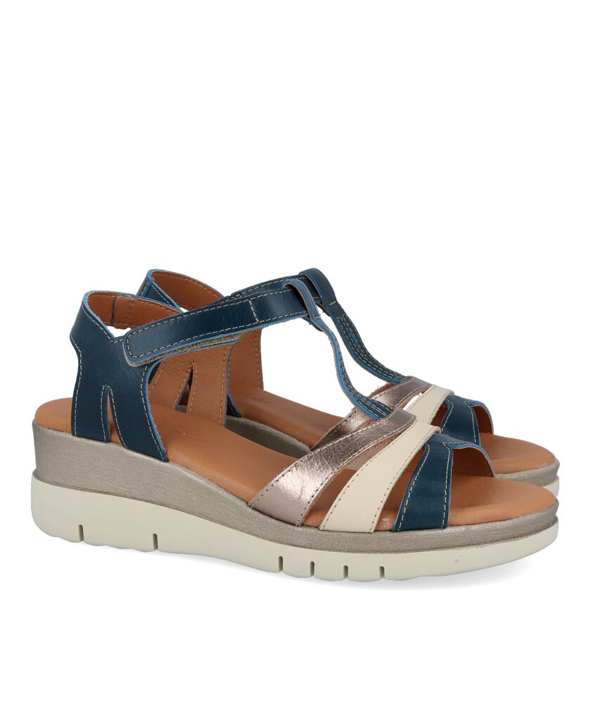 Strap Sandal color blue woman Andares 255835