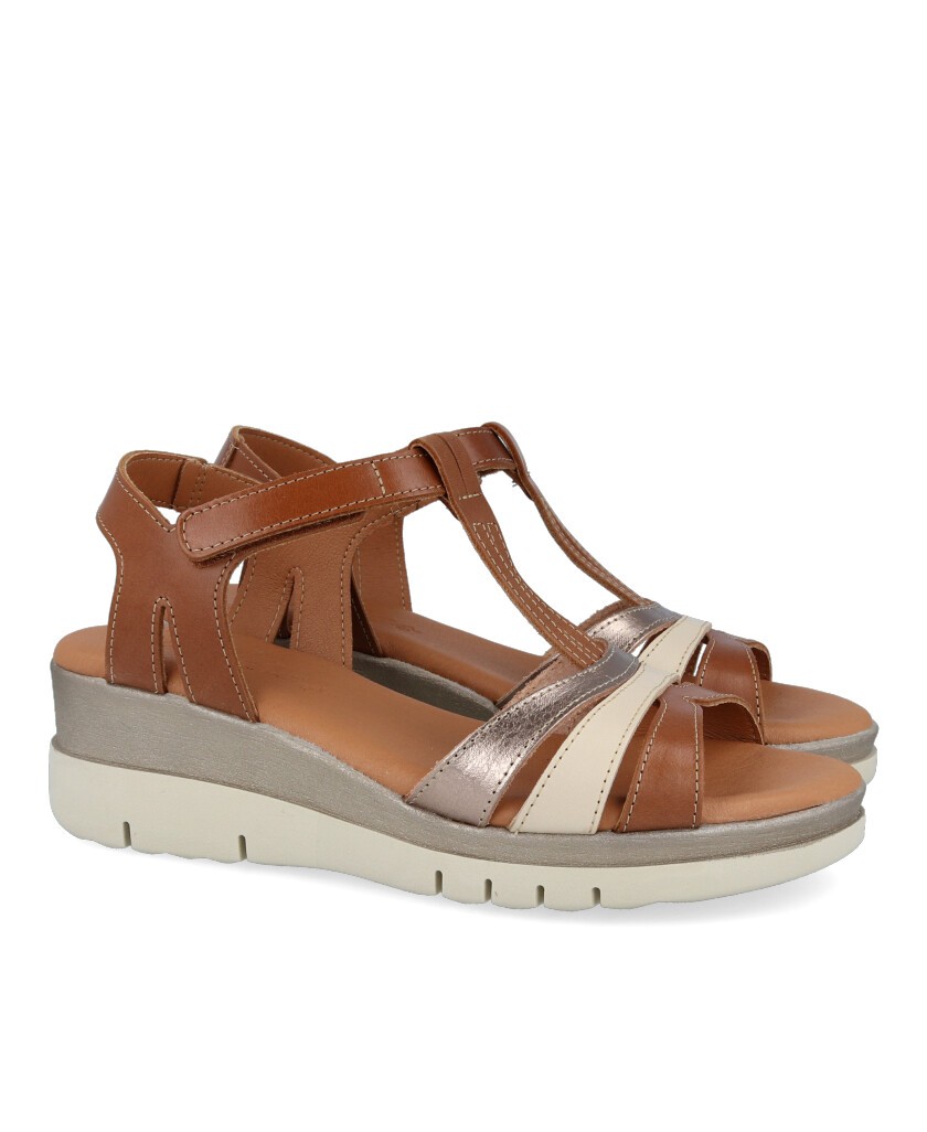 Sandalias de tiras multicolor Andares 255835