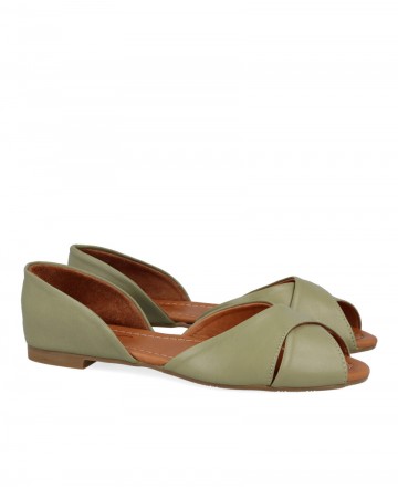 Peep toe ballerina pumps W&F Gala C-1