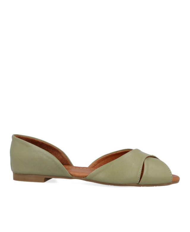 Peep toe ballerina pumps W&F Gala C-1