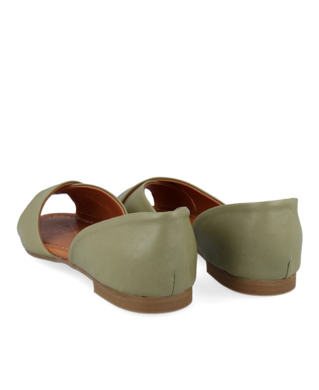 Peep toe ballerina pumps W&F Gala C-1