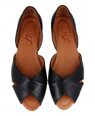 Leather ballerinas for woman W&F Gala C-1