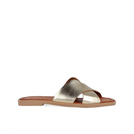 Golden sandals for woman W&F Talia 02-2562