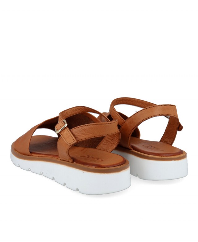 W&F Effie M-2 soft leather sandals