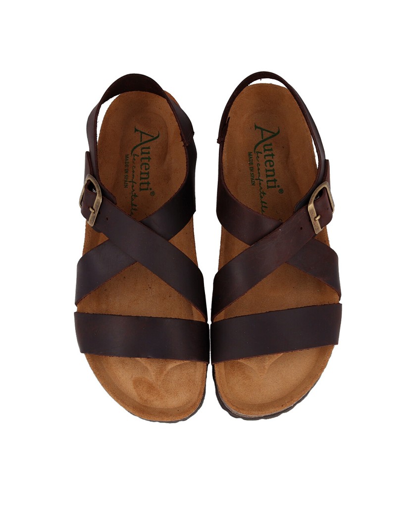 Autenti Pippen7446 men's leather sandals