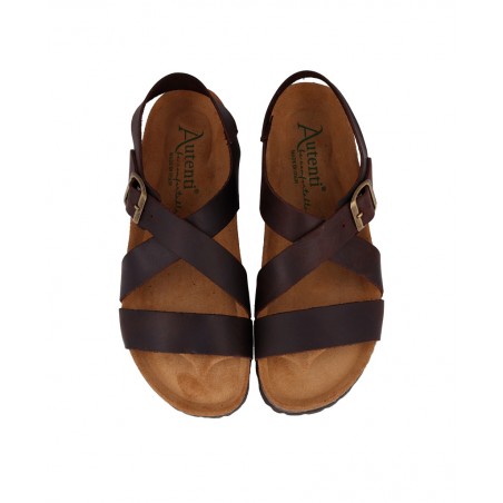 Sandalias de piel con hebilla Autenti Pippen7446