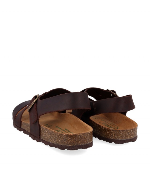 Autenti Pippen7446 men's leather sandals