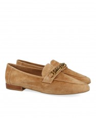 Split leather moccasins Eva Paris 28924